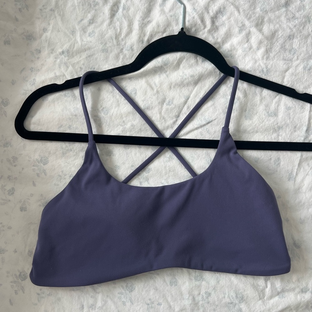 YEOREO Pearl Women's Sports Bra Top Violet Blue